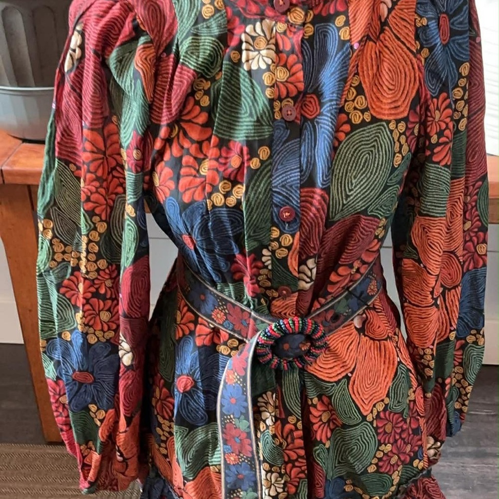 FARM Rio Multicolor Floral Long-Sleeve Mini Dress - Picture 3 of 6